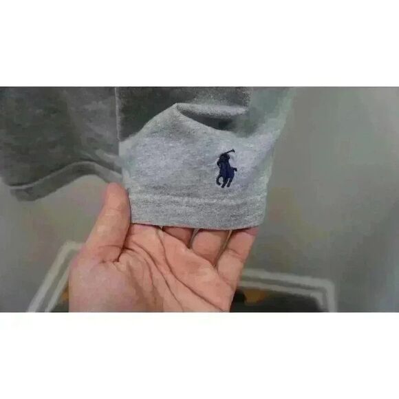 Polo by Ralph Lauren Underwear Grey Short Sleeve Shirt, Size L - Picture 5 of 12